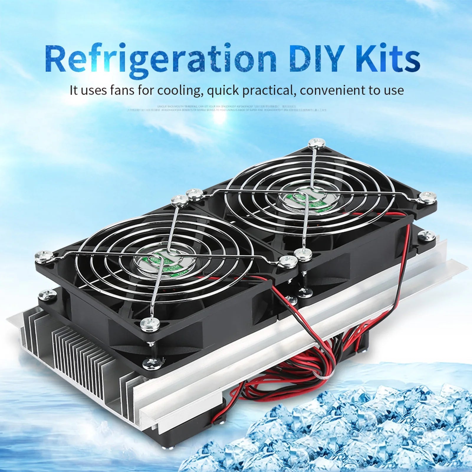 Thermoelectric Cooler, Semiconductor Refrigeration Cooling Device Thermoelectric Cooler 12A 12V DIY Mini Fridge - The Shack