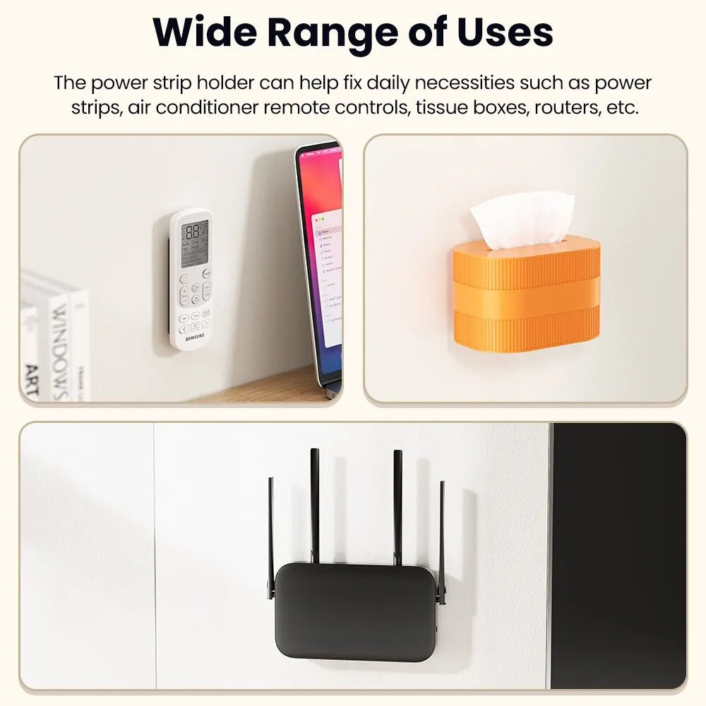 Toocki Phone Charger Strip Holder Stand For GaN USB Type C Charger Storage Bracket Punch - free Holder For Phone Charger 100W 140W - The Shack