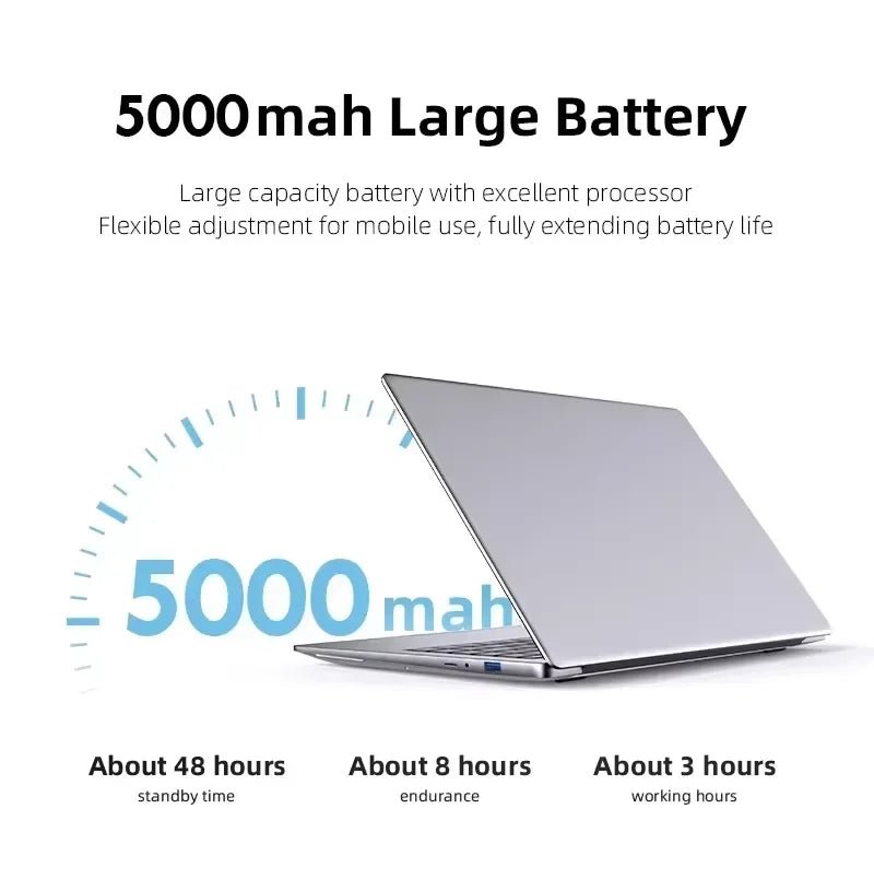 Windows 11 Office Laptop intel core i7 - 7500U/intel Atom x7 A3950 12GB RAM 1TB/2TB SSD 4K HD NoteBook Study Laptops - The Shack
