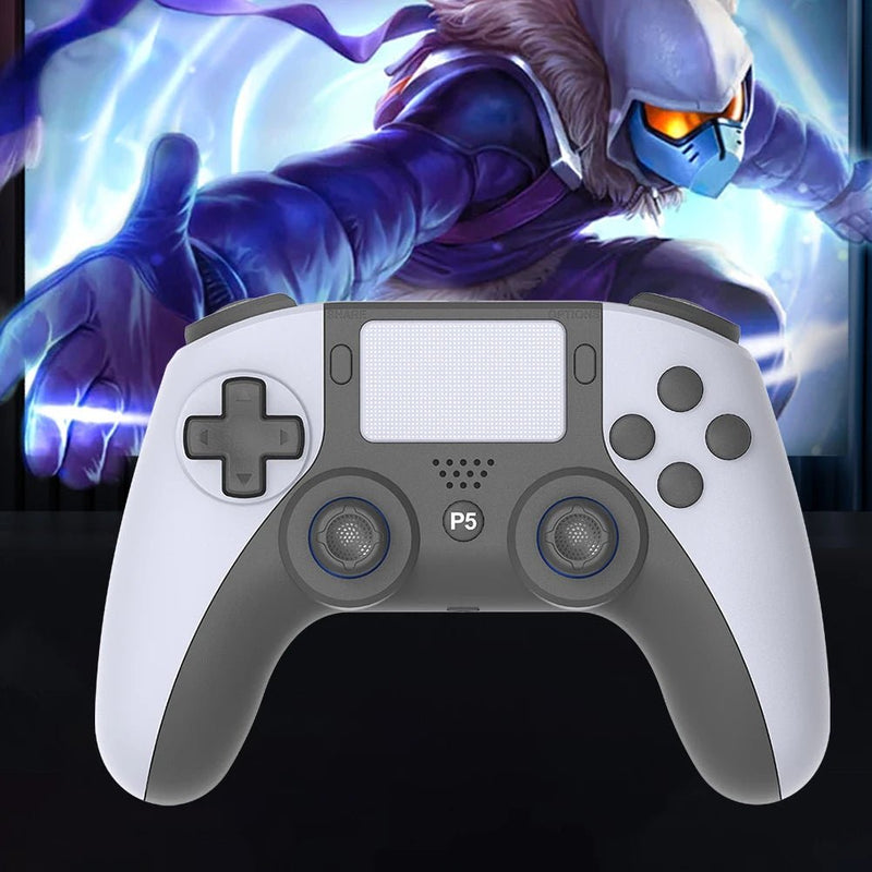 Wireless Gamepad For PS5 PS5 Slim PC Bluetooth4.0 Gaming Controller Dual Vibration Controller 6 Axis Gyro/Turbo Joystick Gamepad - The Shack