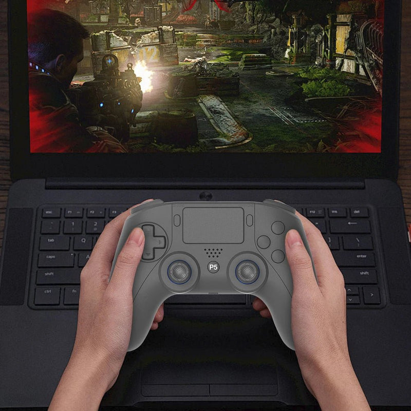 Wireless Gamepad For PS5 PS5 Slim PC Bluetooth4.0 Gaming Controller Dual Vibration Controller 6 Axis Gyro/Turbo Joystick Gamepad - The Shack