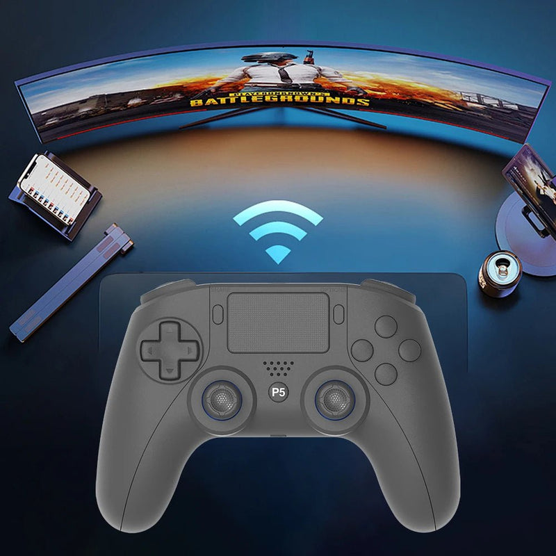 Wireless Gamepad For PS5 PS5 Slim PC Bluetooth4.0 Gaming Controller Dual Vibration Controller 6 Axis Gyro/Turbo Joystick Gamepad - The Shack