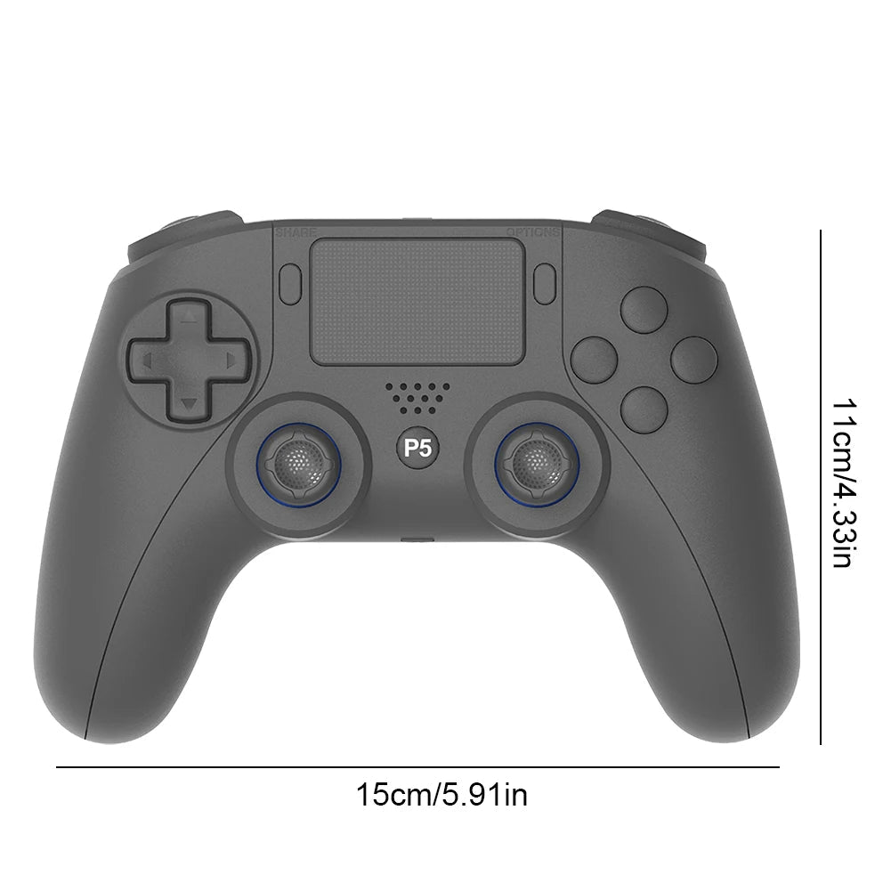 Wireless Gamepad For PS5 PS5 Slim PC Bluetooth4.0 Gaming Controller Dual Vibration Controller 6 Axis Gyro/Turbo Joystick Gamepad - The Shack