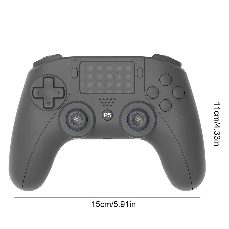 Wireless Gamepad For PS5 PS5 Slim PC Bluetooth4.0 Gaming Controller Dual Vibration Controller 6 Axis Gyro/Turbo Joystick Gamepad - The Shack